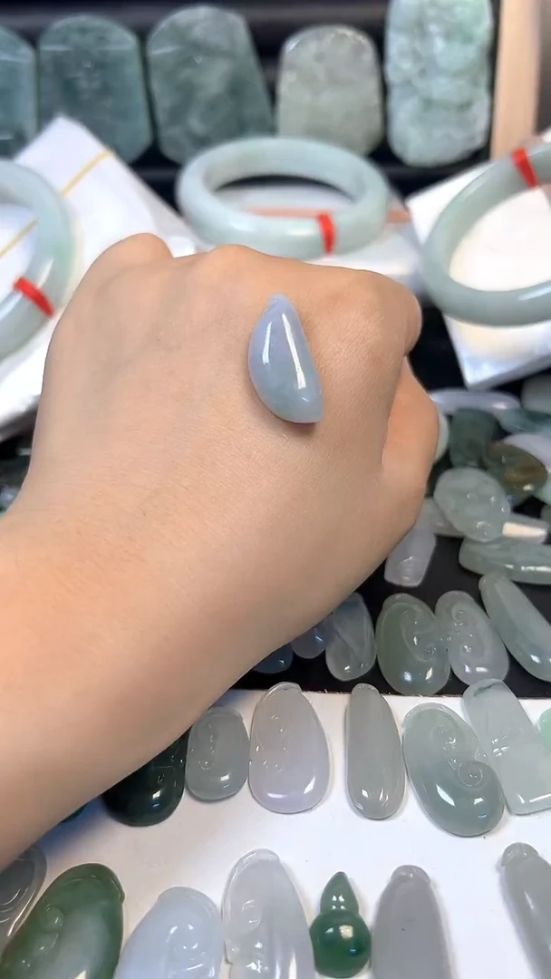 翡翠未镶嵌吊坠(不含链)翡翠13