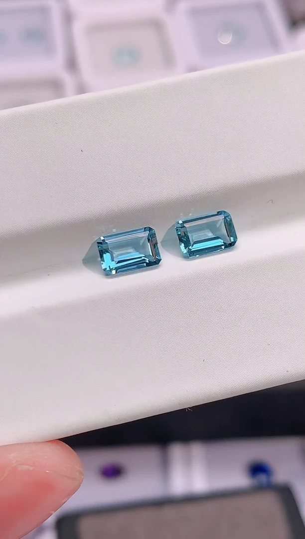 裸石海蓝宝石1.12-1160天然圣玛利亚色海蓝宝