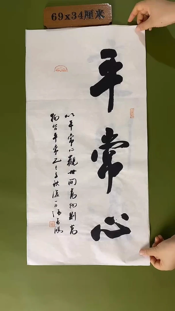 书法书法 张若鸿 尺寸69cm*34cm