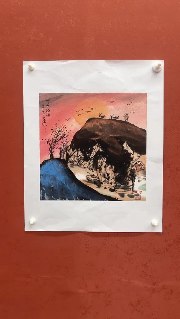 国画长城丹青书画院（李YY老师精品画作）