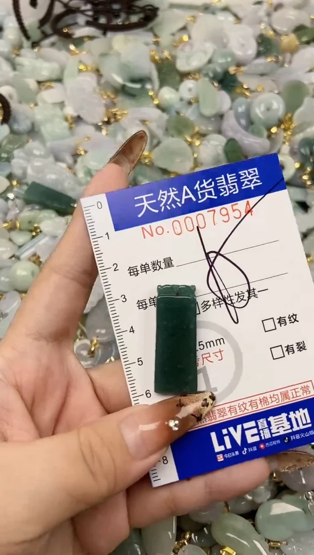 【闪购商品】翡翠颈饰未镶嵌天然A货翡翠
