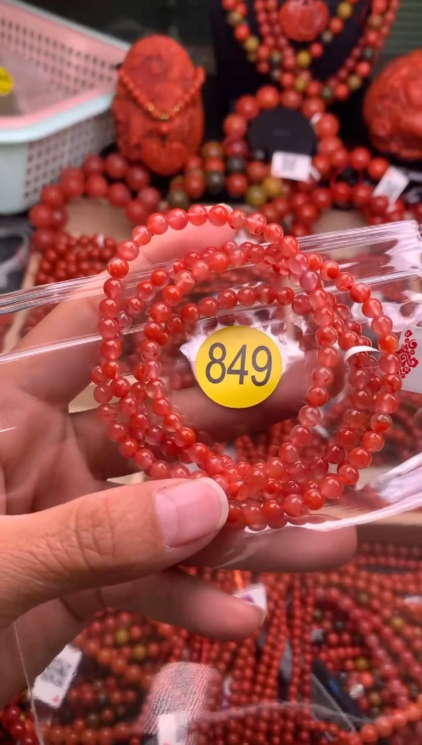 【闪购商品】南红玛瑙珠宝奇石合金849-4