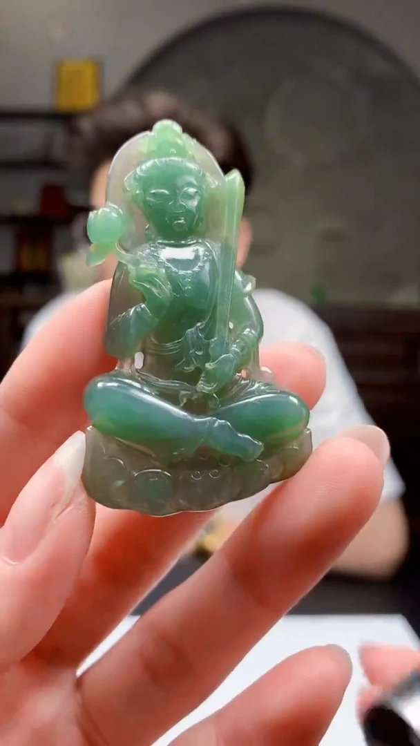 定制翡翠未镶嵌1097ry-毛货挂件10