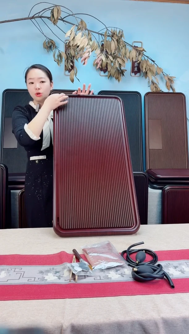 千川红色茶盘90*50*5