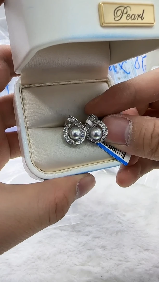 【闪购商品】海水珍珠DA银S925镶嵌c795 珍珠