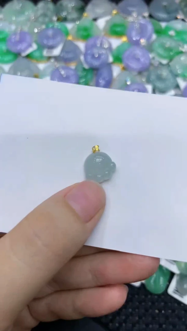 【闪购商品】翡翠颈饰18K金镶嵌111111111