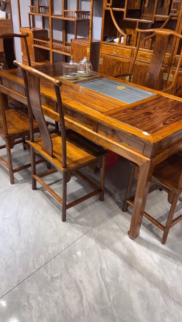 花梨木类茶桌家具链接一套