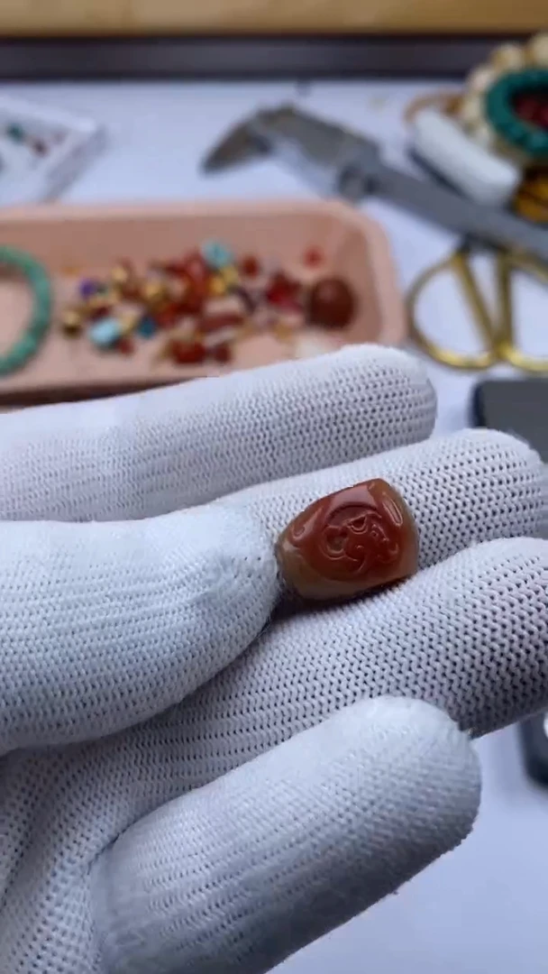 未镶嵌53252南红玛瑙包浆料