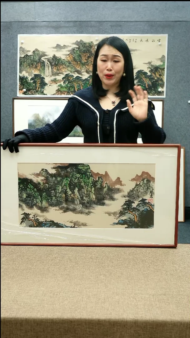 【闪购商品】国画52*92唐鹏高老师山水
