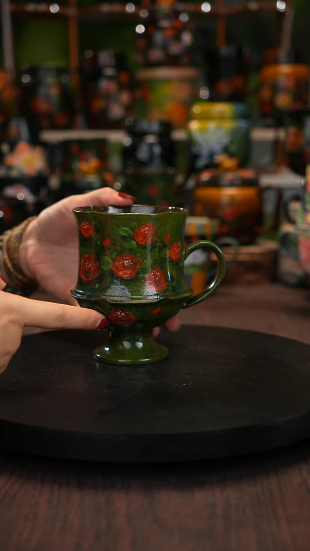 油画手绘 釉下彩