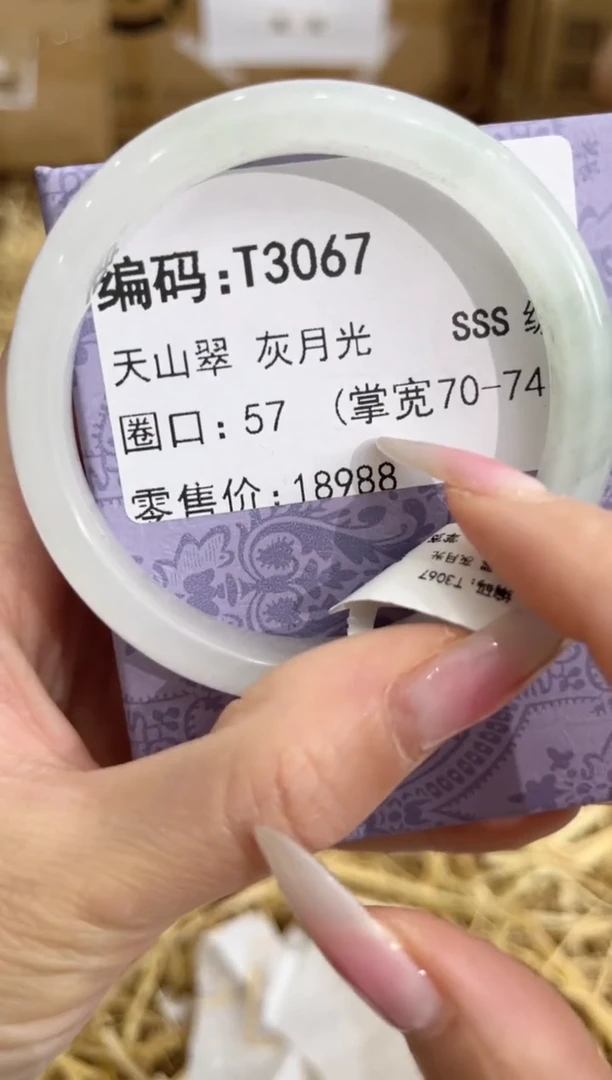 未镶嵌手镯石英质玉T3067