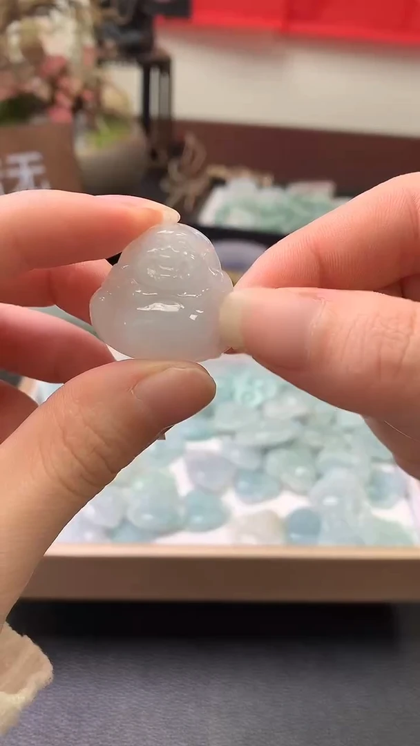 吊坠(不含链)未镶嵌翡翠佛公多样性发一件