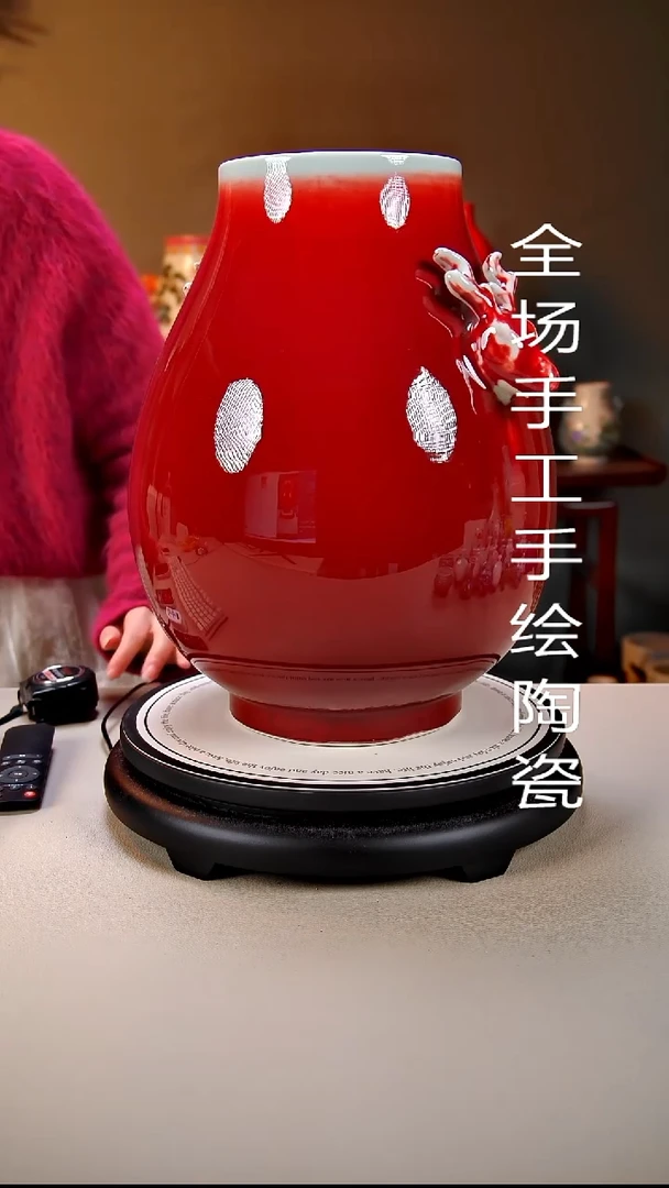 摆件陶景德镇手绘陶瓷