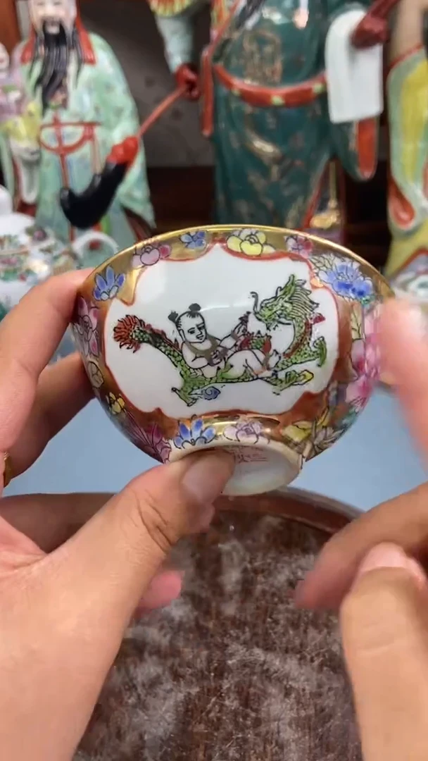 瓷片微瑕慎拍景德镇窑老厂瓷器单件