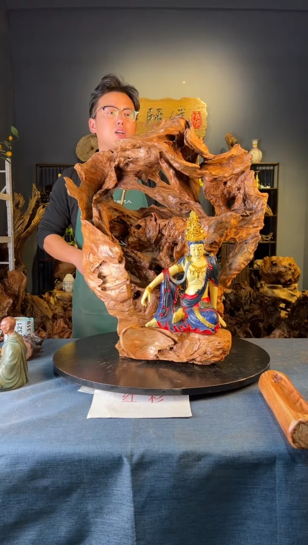 木 卢师傅根艺作品（不包含人物摆件）