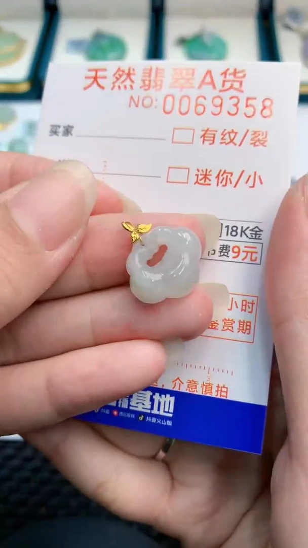 【闪购商品】翡翠颈饰18K金镶嵌            8