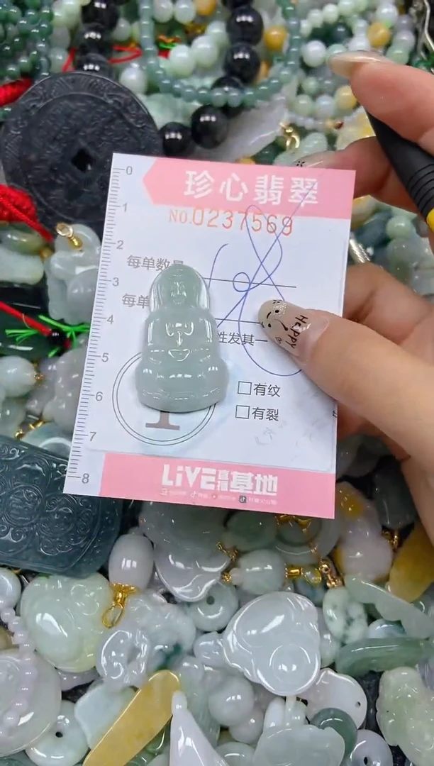 翡翠未镶嵌颈饰闪购0237569