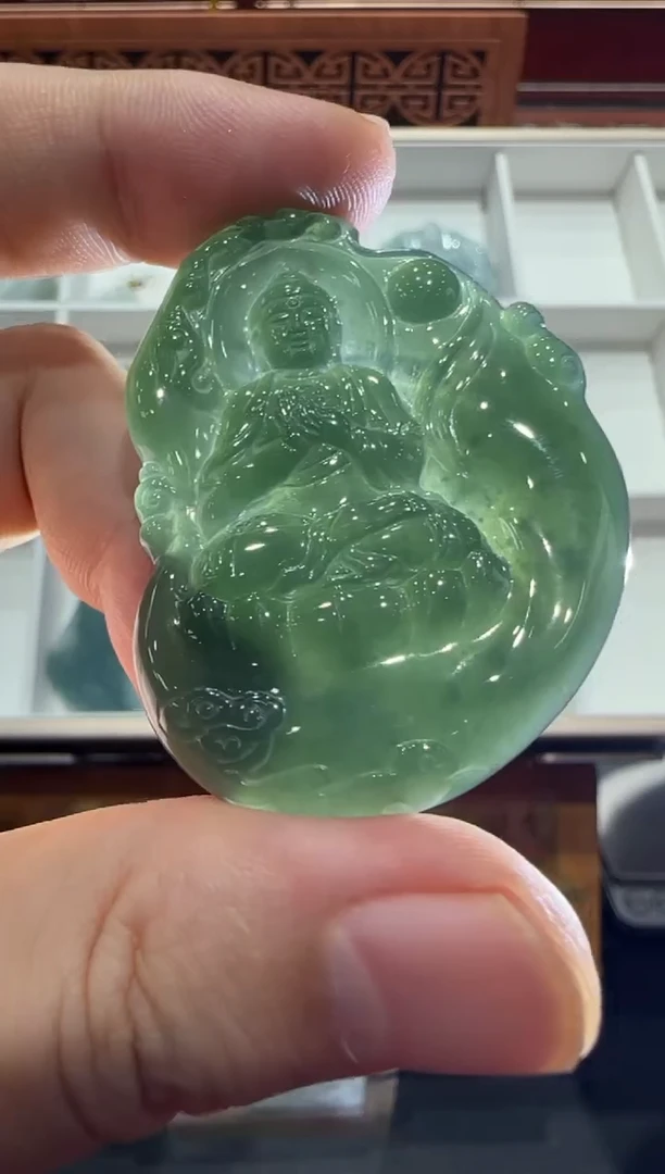 未镶嵌挂件翡翠A货翡翠多样性孤品