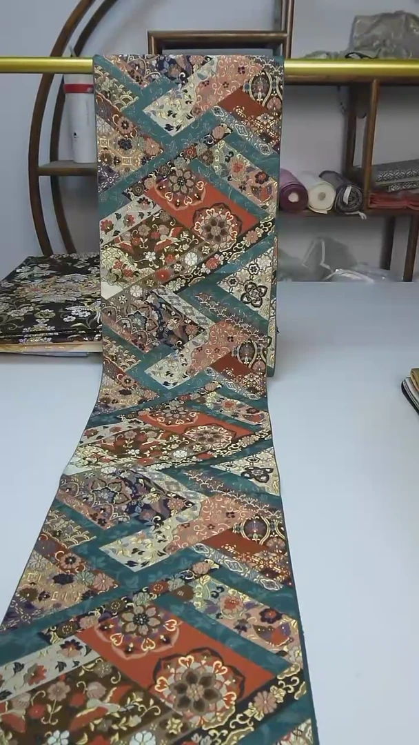 织绣36西阵织六通宝相花