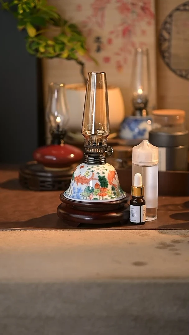 景德镇陶瓷香薰灯摆件
