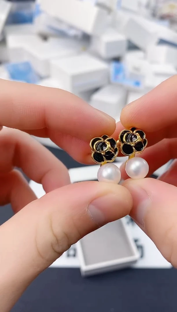 未镶嵌耳饰淡水珍珠ED1088