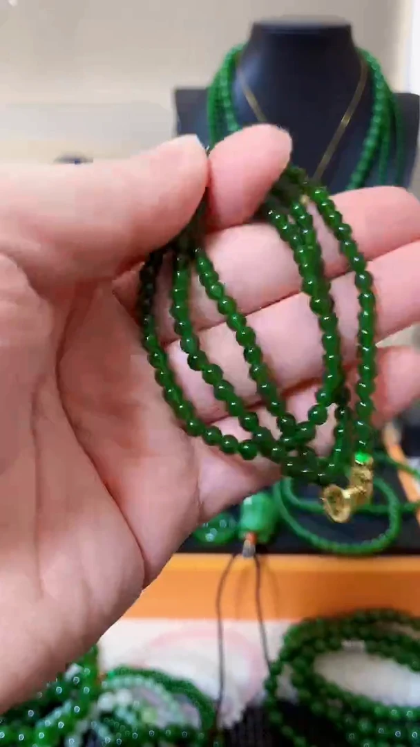 【闪购商品】和田玉（碧玉）项链未镶嵌4