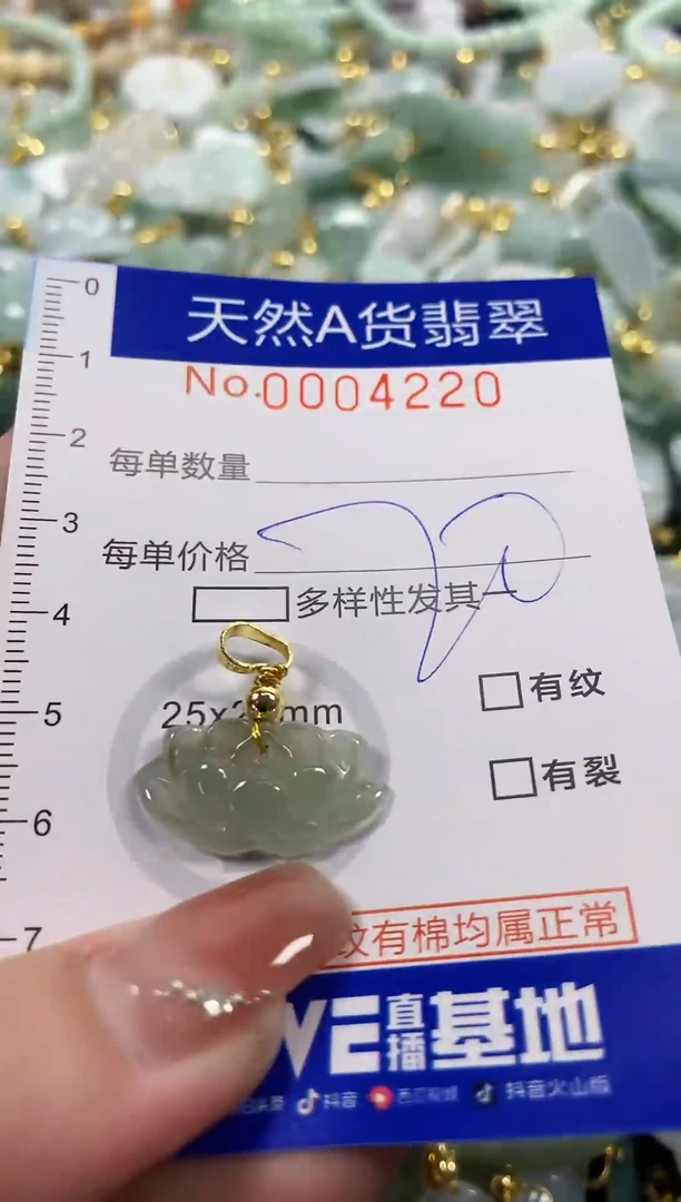颈饰未镶嵌翡翠天然A货翡翠