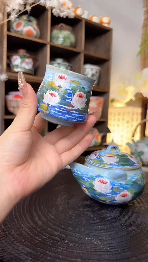 【闪购商品】石一睡莲主人杯杯