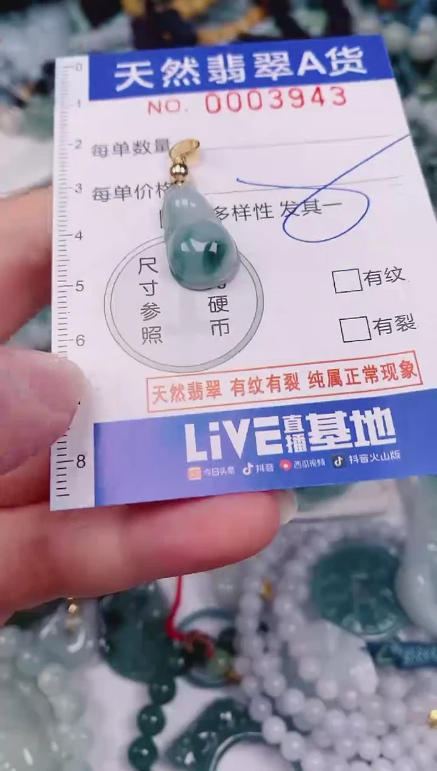 颈饰未镶嵌翡翠00003943