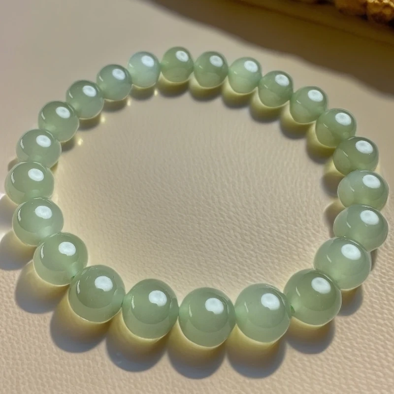 （谊诺珠宝甄选）8mm精美和田玉晴水手串——多样发一