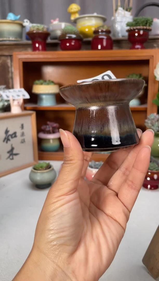 瓷片289知木小方花盆编号