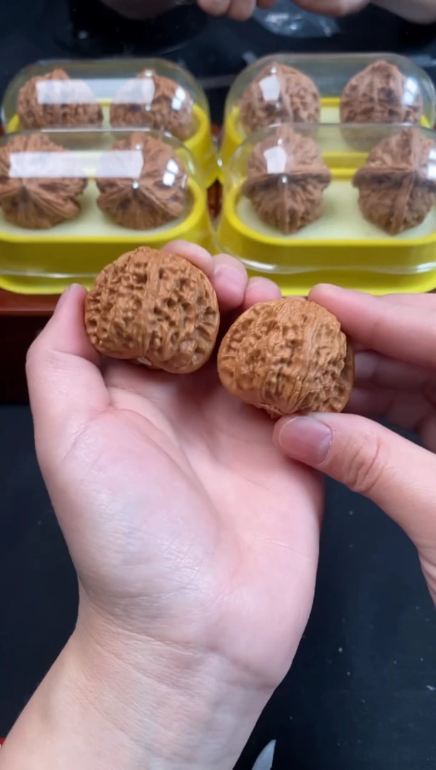 把件文玩核桃白狮子37尺A355