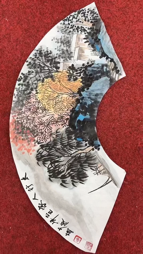 国画卢少波/国画/山水