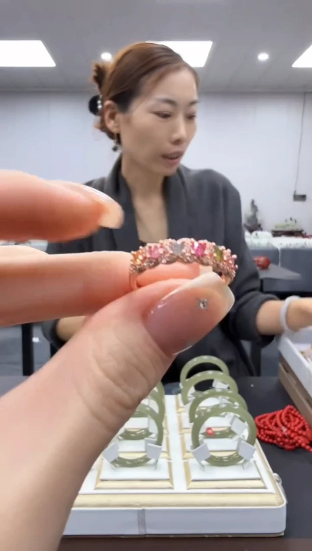 未镶嵌戒指碧玺多样性发其一zj