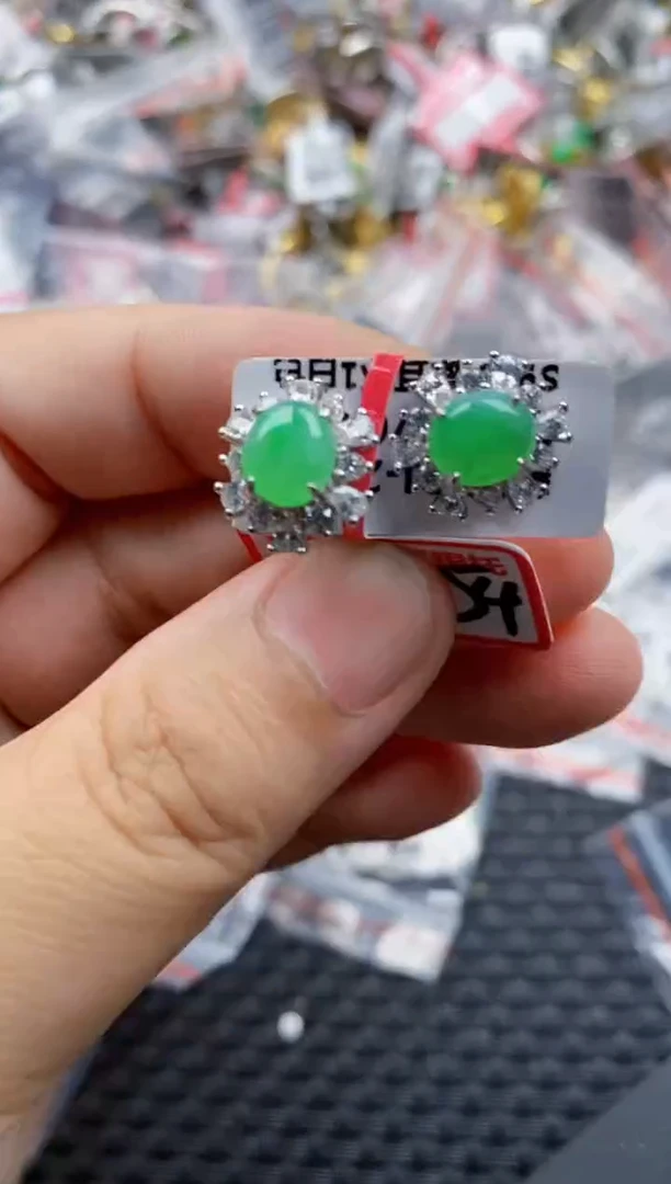 翡翠戒指银S925镶嵌3333    6