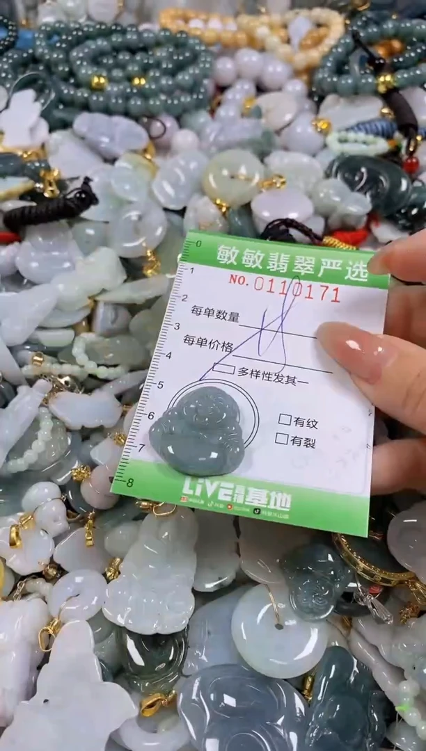 【闪购商品】翡翠颈饰未镶嵌闪购0110171多样性发其一