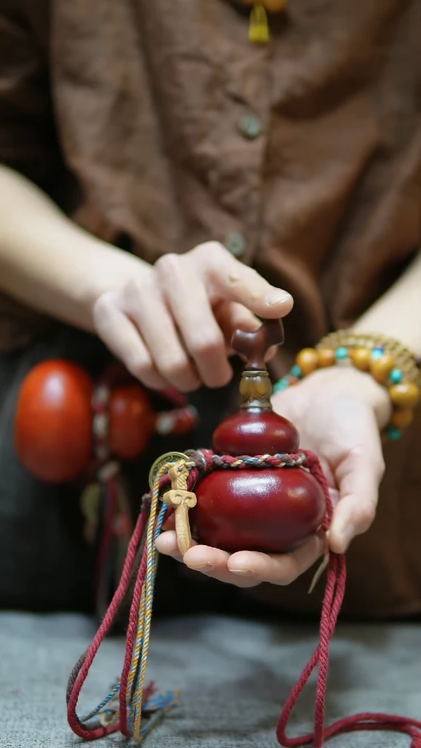 【闪购商品】S31存真（福禄 ）天然葫芦（大漆款）