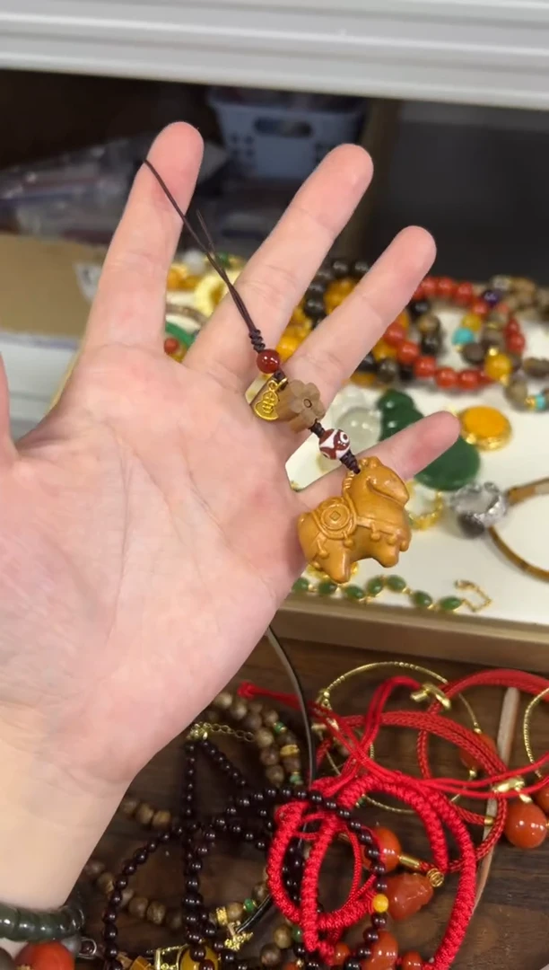 檀香木手串/手链芭比檀木马上有米编制挂件[19]