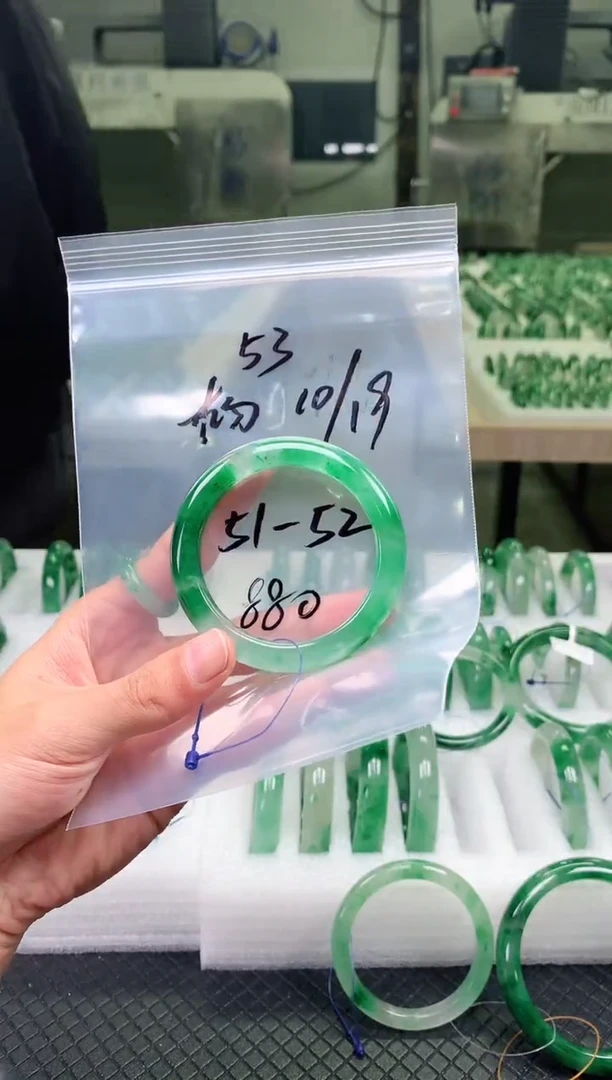 未镶嵌手镯石英质玉天然非洲翠手镯51-52圈口53号