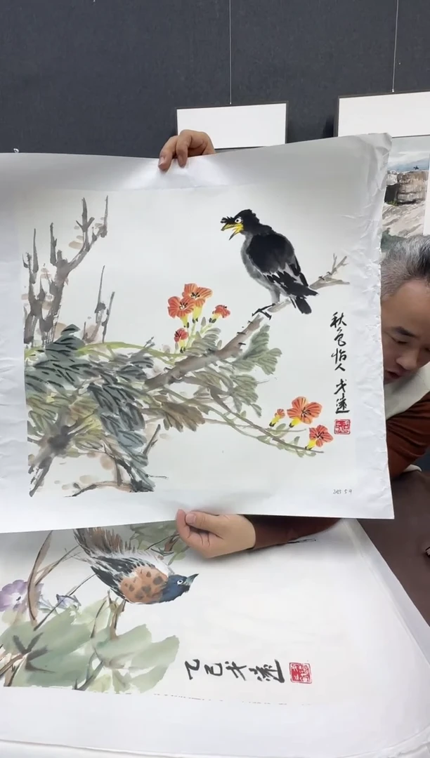 国画戈老师国画作品