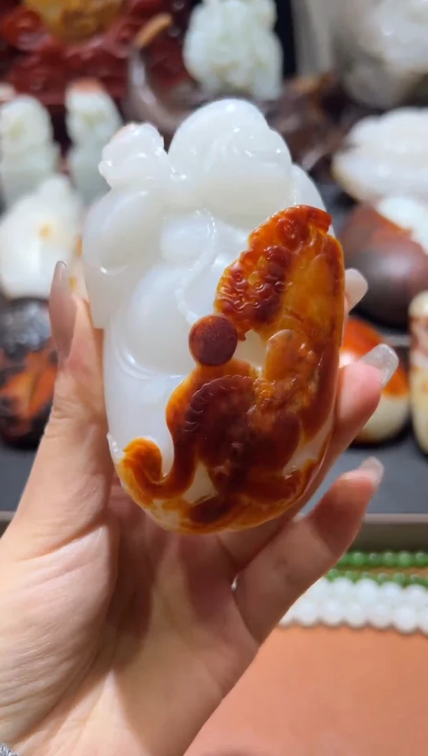 未镶嵌和田玉把件顺****6和田玉