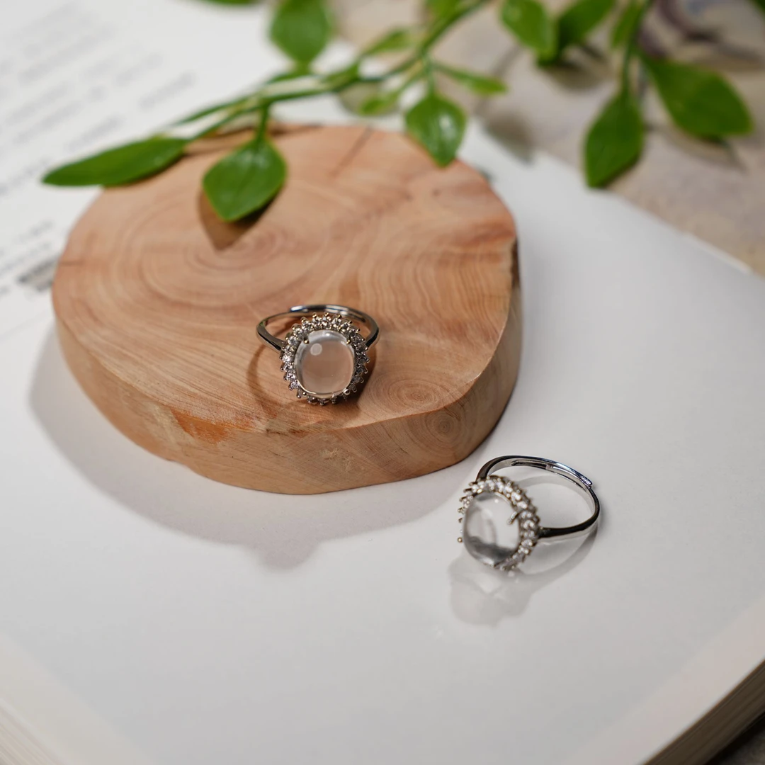 【小池专属】白水晶戒指 多样性发一 11*9*5 GS6092