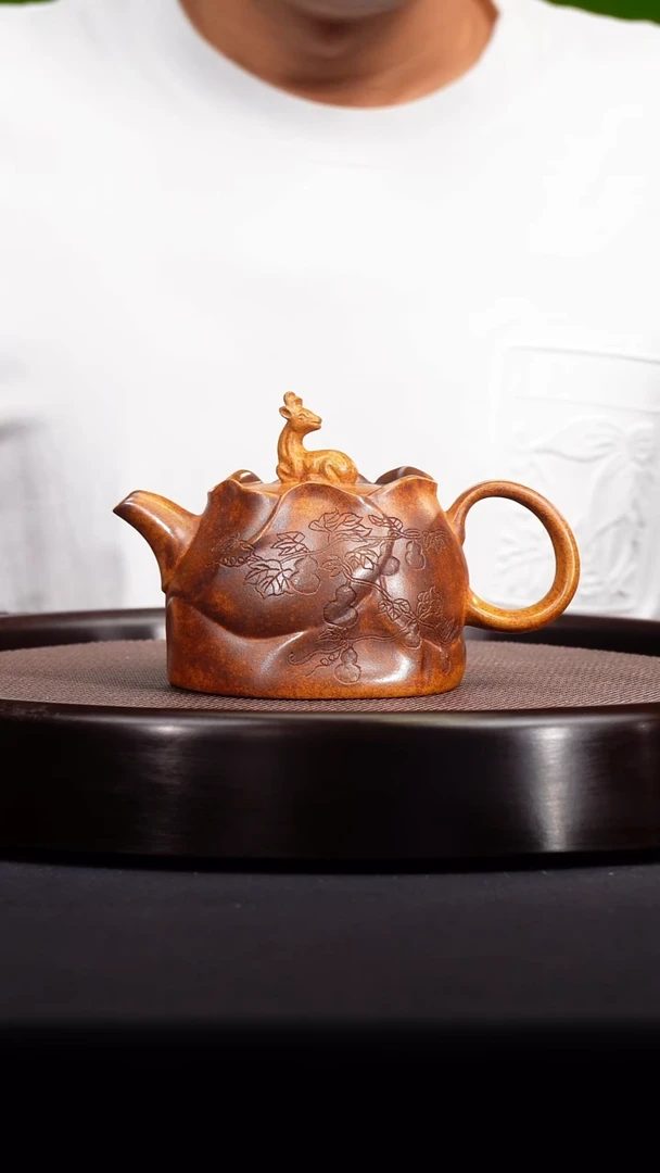 茶壶紫砂宜兴紫砂原矿壶
