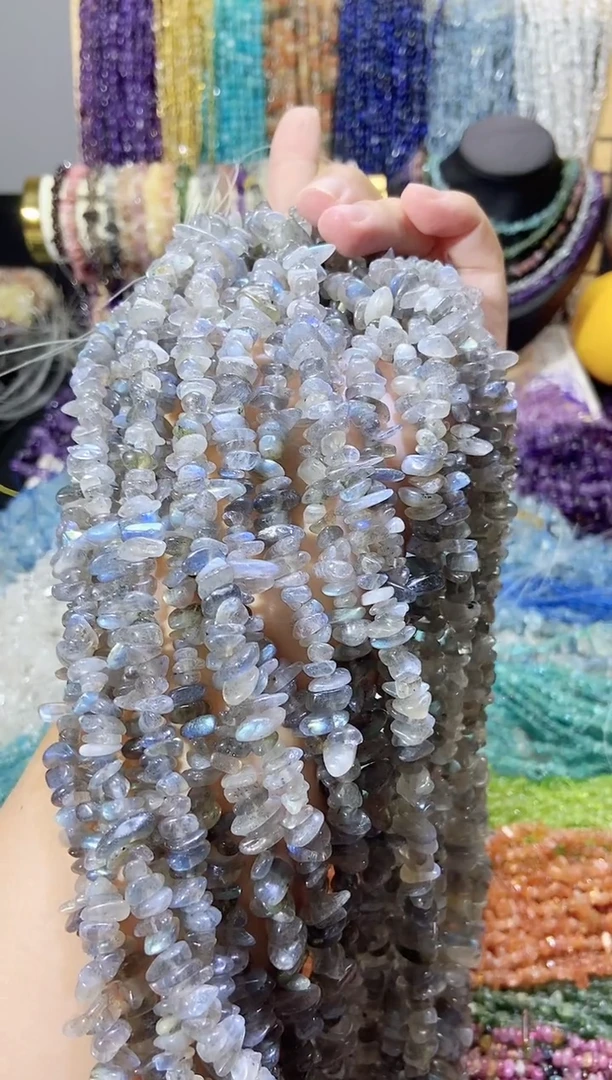 未镶嵌珠宝半成品水晶灰月光