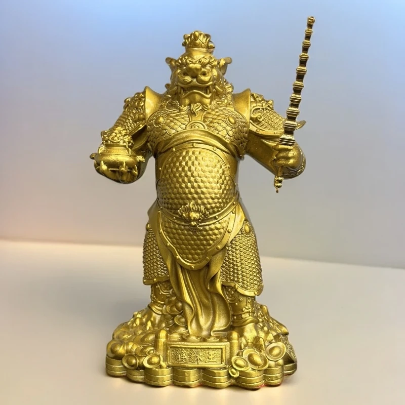 精品貔貅王站像貔貅王铜摆件约长16cm宽11cm高25cm 约重2.3公斤