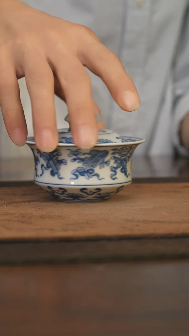 杯柴窑青花破价福利