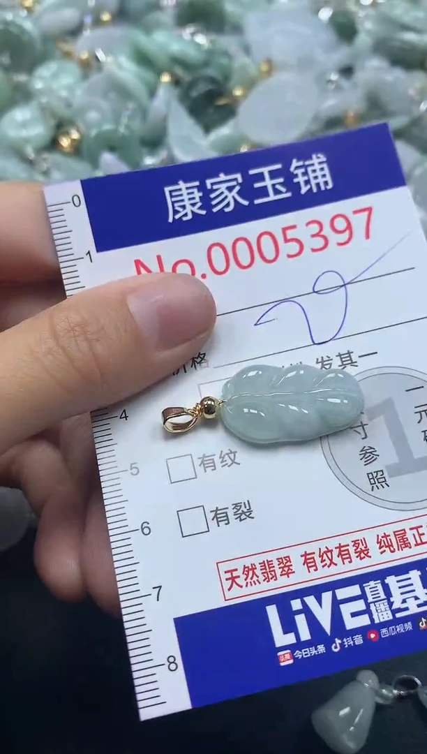 吊坠(不含链)未镶嵌翡翠5397