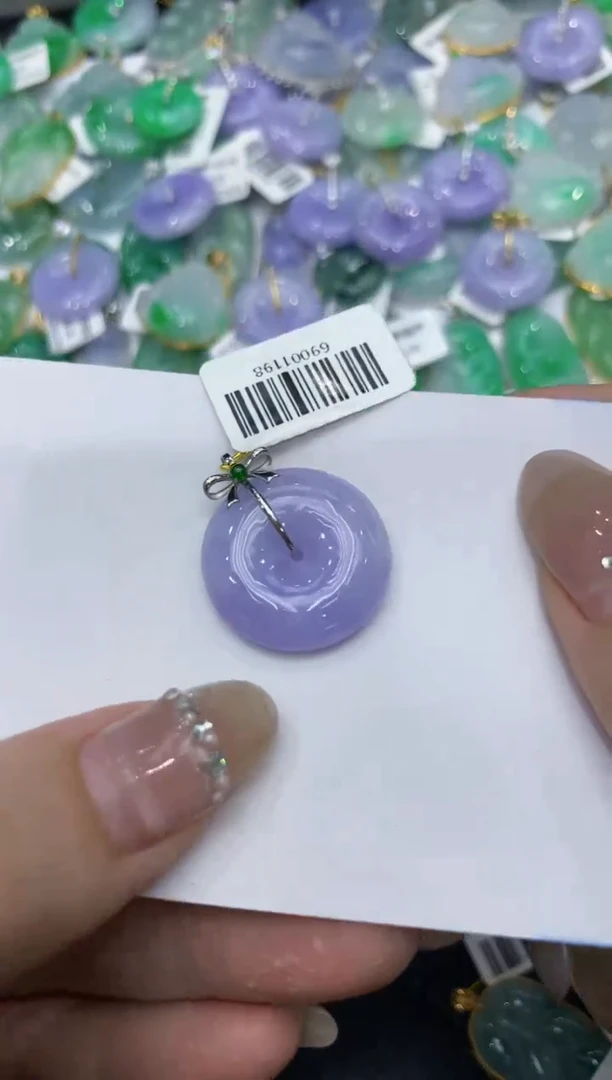 【闪购商品】翡翠颈饰18K金镶嵌222222222