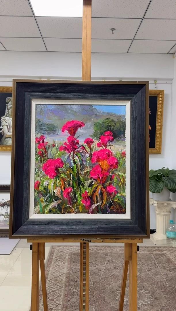 油画炳山艺术--梁朝水老师作品