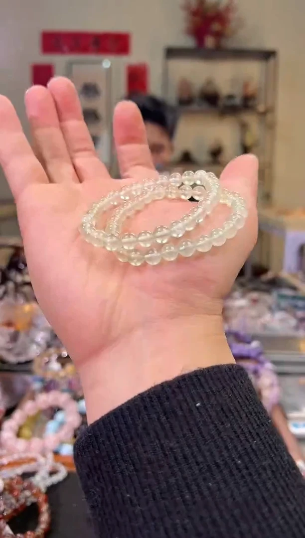 【闪购商品】葡萄石手串未镶嵌葡萄石手串（多样性发其一）